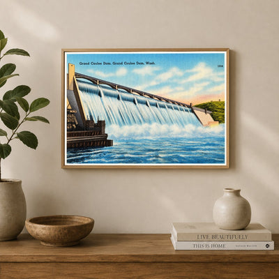 Grand Coulee Dam, WA: Historic View