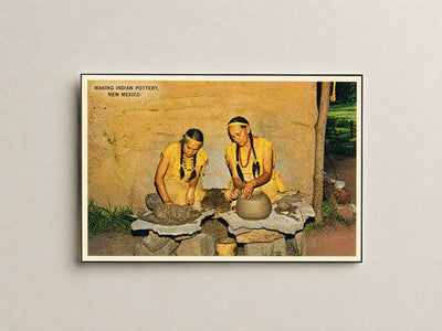 Tsa La Gi Indian Village, OK: Pottery making at Tsa-la-gi