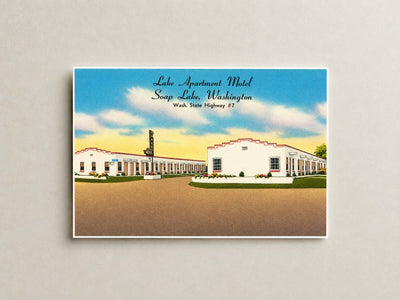 Soap Lake, WA: Lake Apartments Motel, Soap Lake, Washington, Wash. State Highway #7