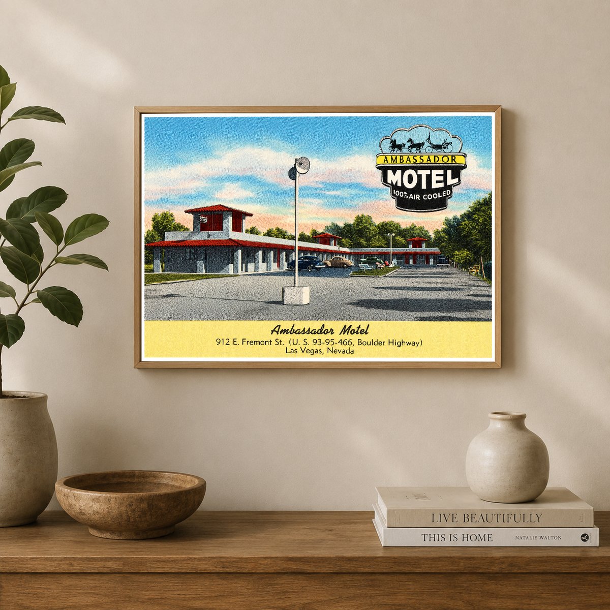Las Vegas, NV: Ambassador Motel, 912 E. Fremont St. (U.S. 93 - 95 - 466, Boulder Highway)
