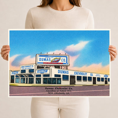 New Orleans, LA: Dumas Chevrolet Co., Carrollton at Tulane Ave.