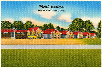 Sallisaw, OK: Motel Western, Hwy 64 East