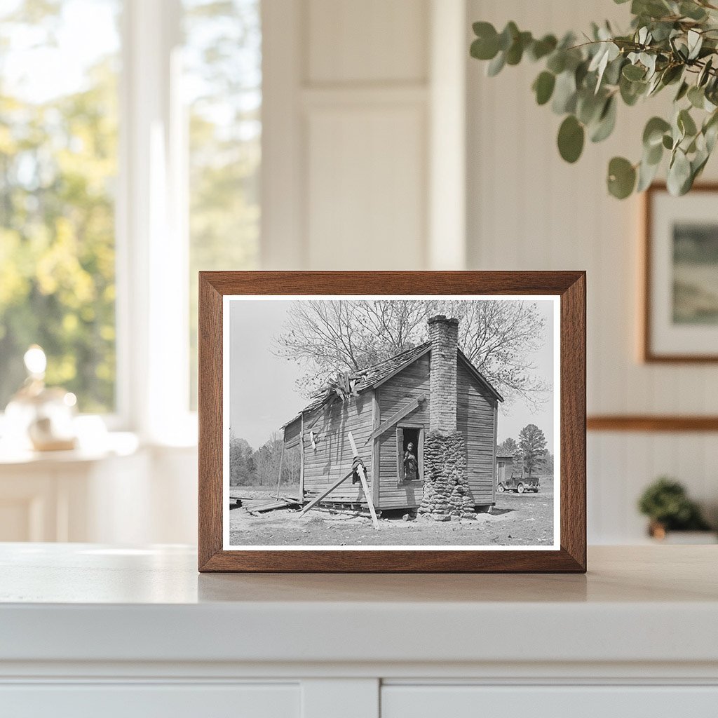 Cabin in Jefferson Texas April 1939 Rural Life Image - Available at KNOWOL