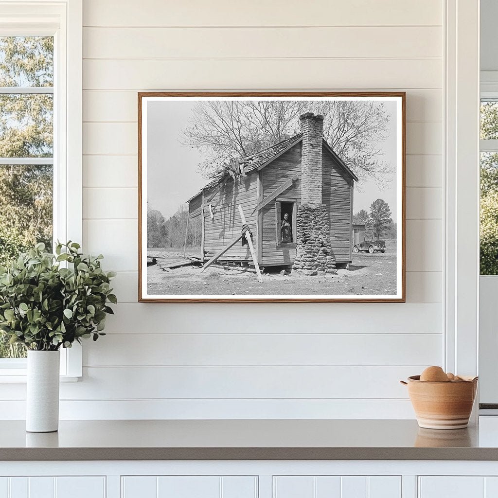 Cabin in Jefferson Texas April 1939 Rural Life Image - Available at KNOWOL