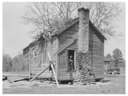 Cabin in Jefferson Texas April 1939 Rural Life Image - Available at KNOWOL