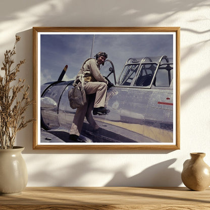 Cadet L. Deitz at Naval Air Base Corpus Christi 1942 - Available at KNOWOL