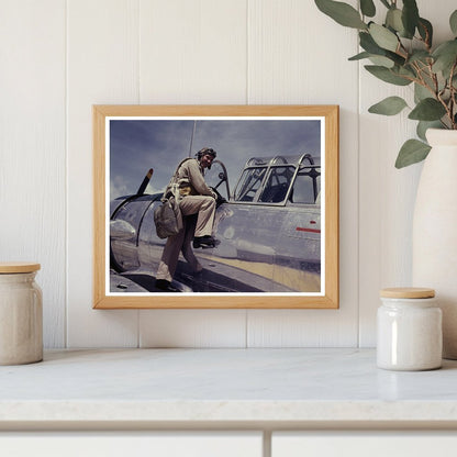 Cadet L. Deitz at Naval Air Base Corpus Christi 1942 - Available at KNOWOL