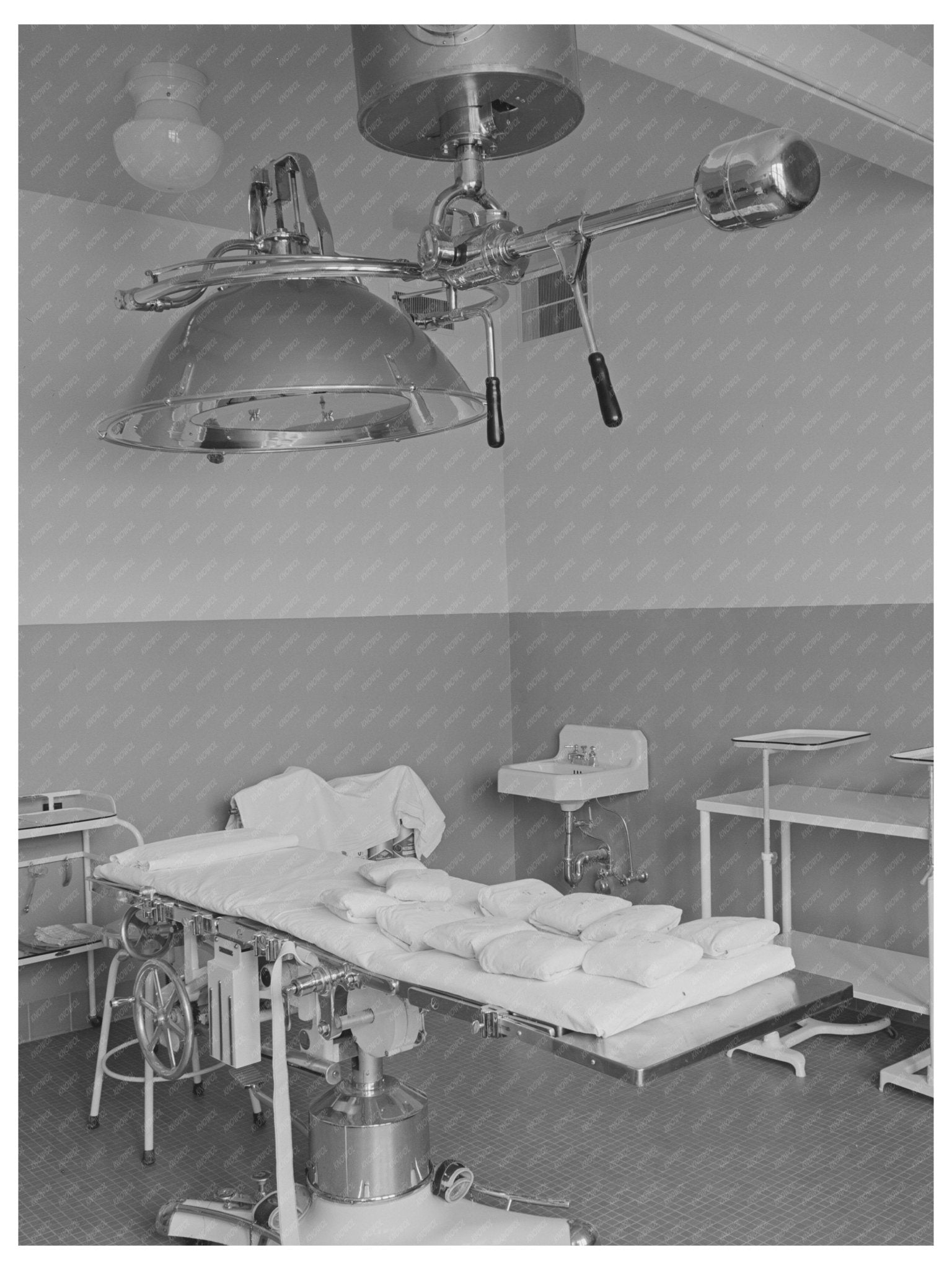 Cairns General Hospital Operating Room 1942 - Available at KNOWOL