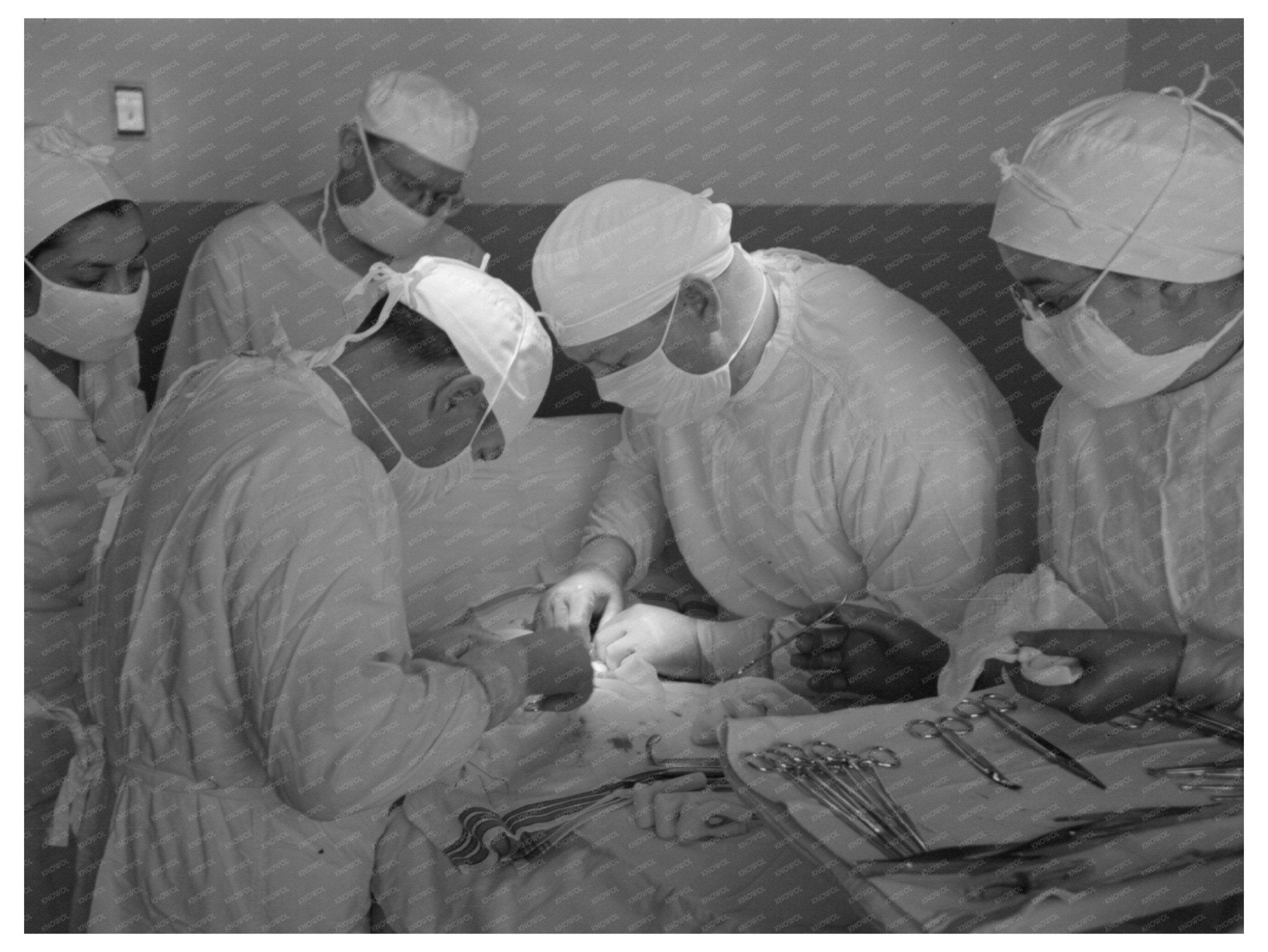 Cairns General Hospital Operation February 1942 Image - Available at KNOWOL