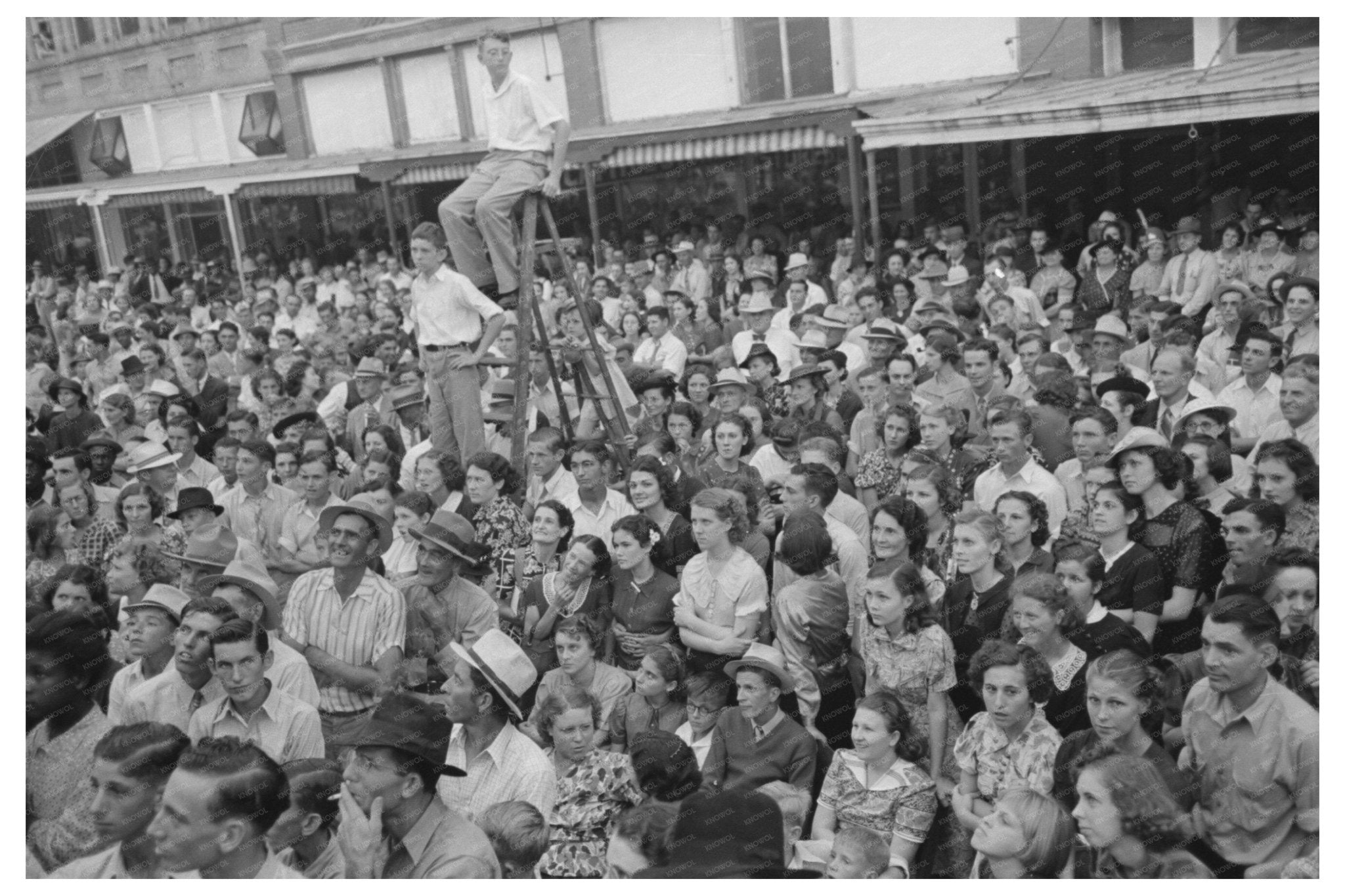 Cajun Band at National Rice Festival Crowley Louisiana 1938 - Available at KNOWOL