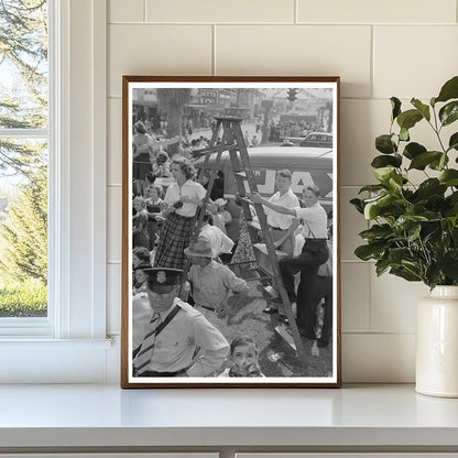 Cajun Band Contest Crowd at National Rice Festival 1938 - Available at KNOWOL