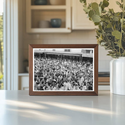 Cajun Band Contest Crowd National Rice Festival 1938 - Available at KNOWOL