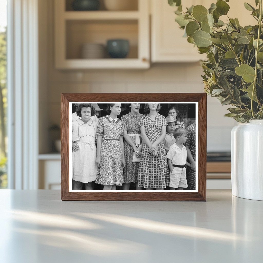 Cajun Children at National Rice Festival Crowley 1938 - Available at KNOWOL