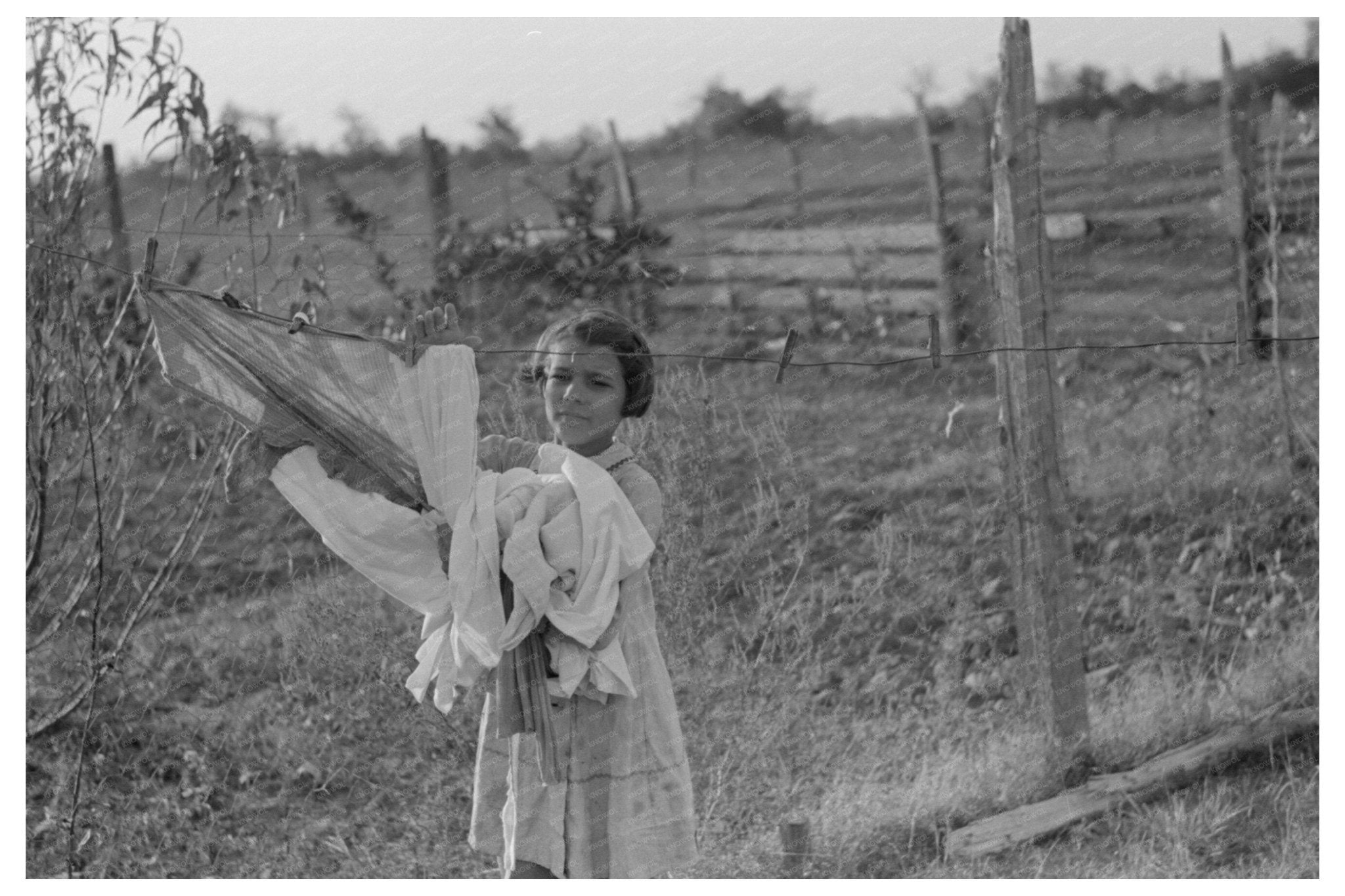 Cajun Farmers Daughter in New Iberia Louisiana 1938 - Available at KNOWOL