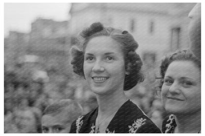 Cajun Girl at National Rice Festival Crowley Louisiana 1938 - Available at KNOWOL