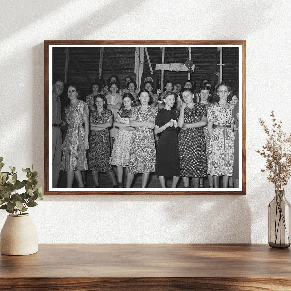 Cajun Girls Fais - do - do Dance Crowley Louisiana 1938 - Available at KNOWOL