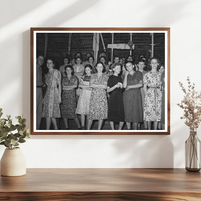 Cajun Girls Fais - do - do Dance Crowley Louisiana 1938 - Available at KNOWOL