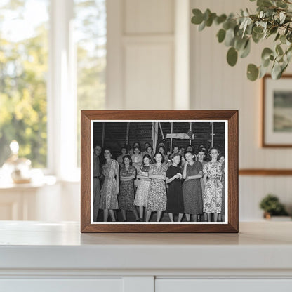 Cajun Girls Fais - do - do Dance Crowley Louisiana 1938 - Available at KNOWOL