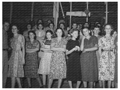 Cajun Girls Fais - do - do Dance Crowley Louisiana 1938 - Available at KNOWOL