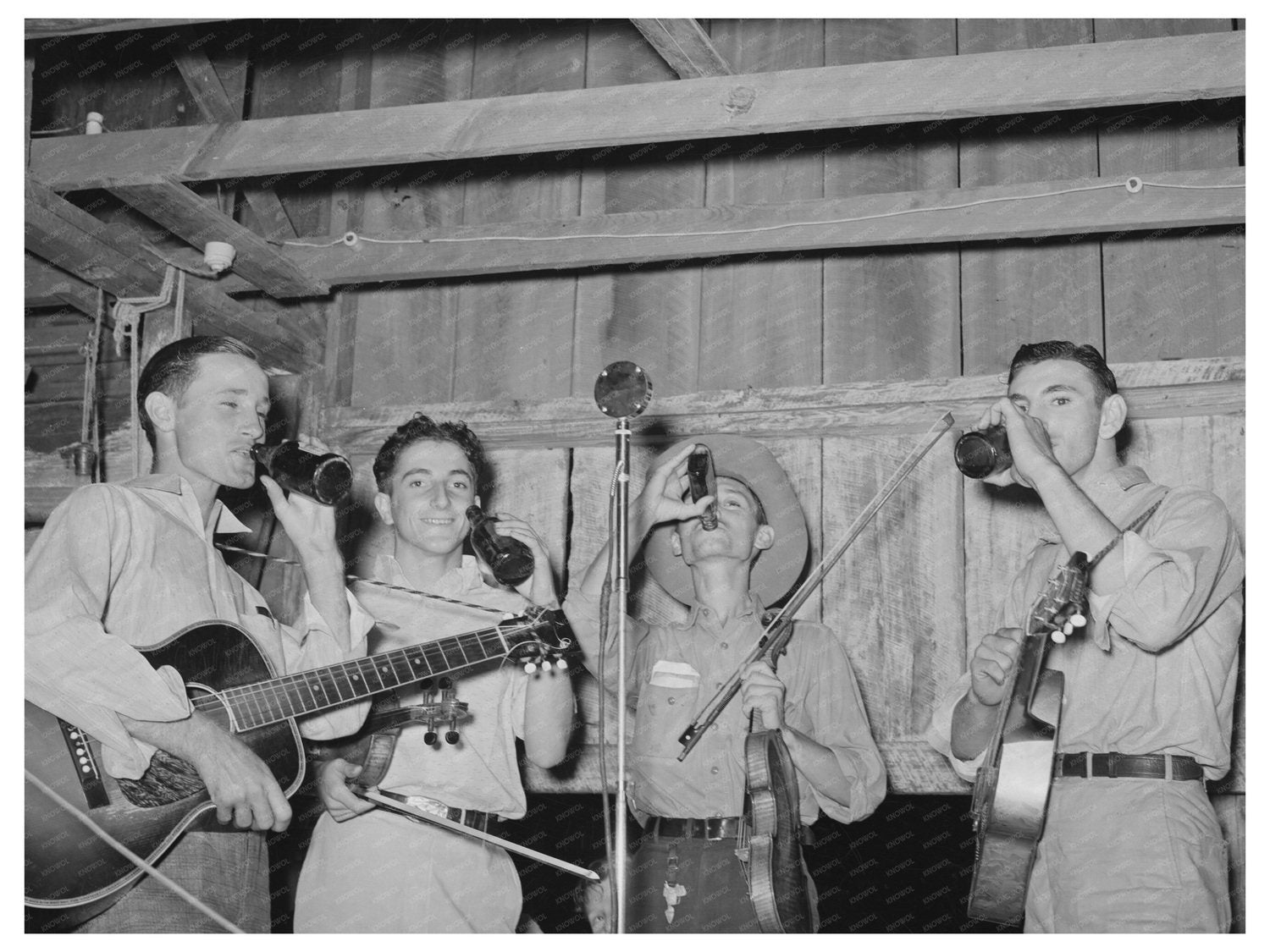 Cajun Orchestra Intermission Crowley Louisiana 1938 - Available at KNOWOL