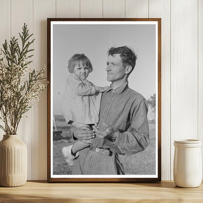 Cajun Sugarcane Farmer and Daughter New Iberia 1938 - Available at KNOWOL