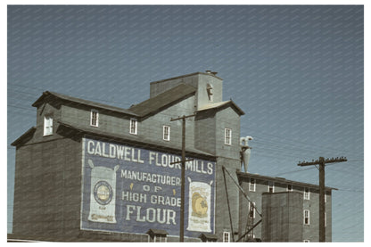 Caldwell Idaho Flour Mill Vintage Photo July 1941 - Available at KNOWOL