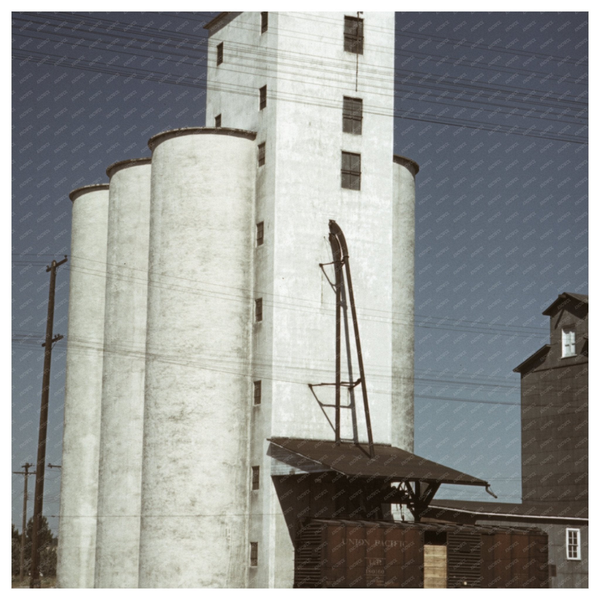 Caldwell Idaho Grain Elevators July 1941 Photo - Available at KNOWOL