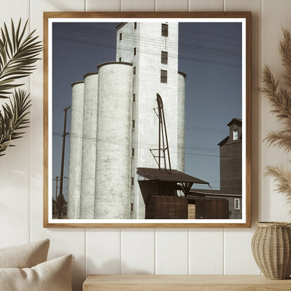 Caldwell Idaho Grain Elevators July 1941 Photo - Available at KNOWOL