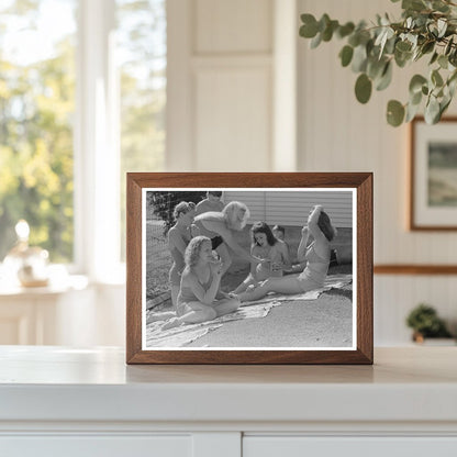 Caldwell Idaho Pool Scene July 1941 Vintage Photo - Available at KNOWOL