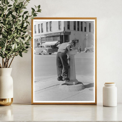 Caldwell Idaho Water Fountain Russell Lee 1941 - Available at KNOWOL