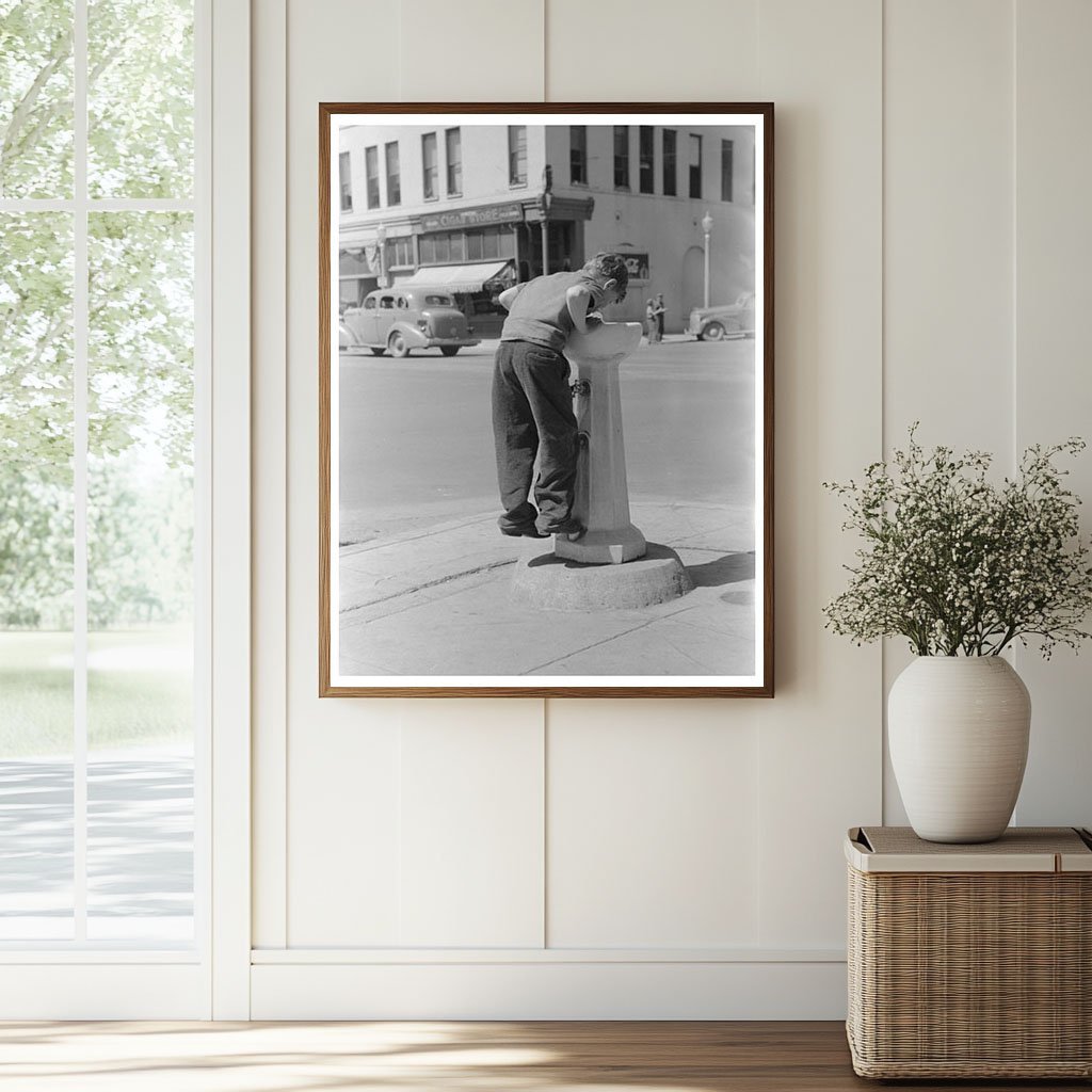 Caldwell Idaho Water Fountain Russell Lee 1941 - Available at KNOWOL