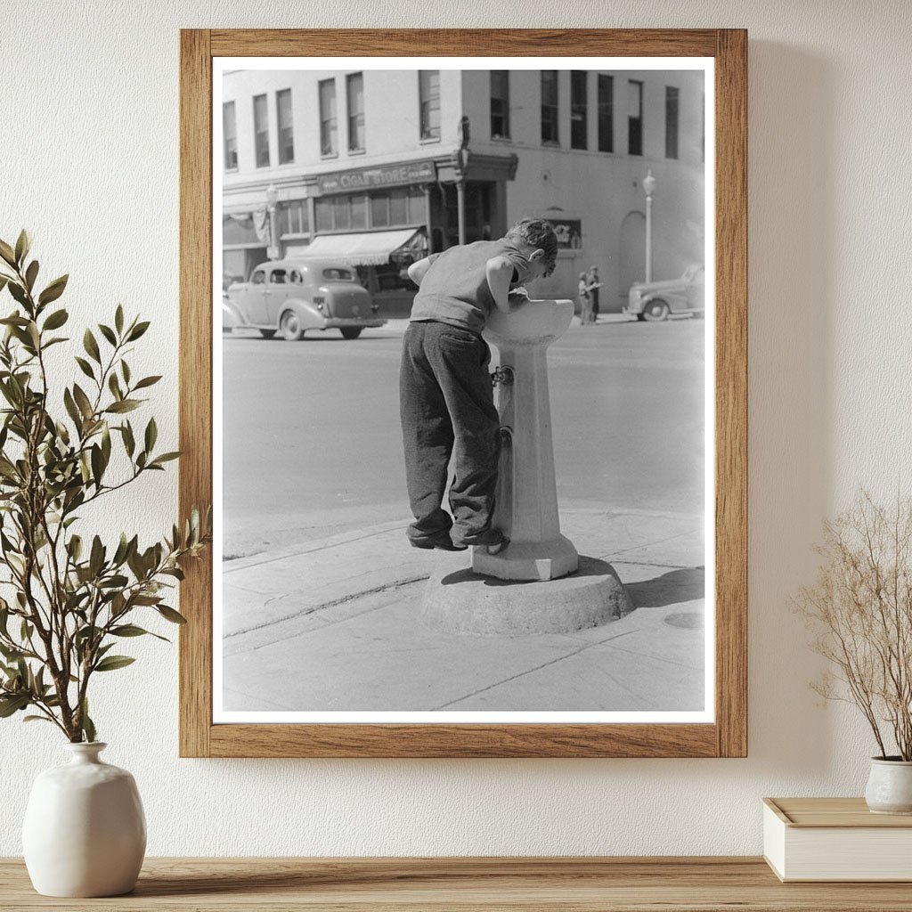 Caldwell Idaho Water Fountain Russell Lee 1941 - Available at KNOWOL