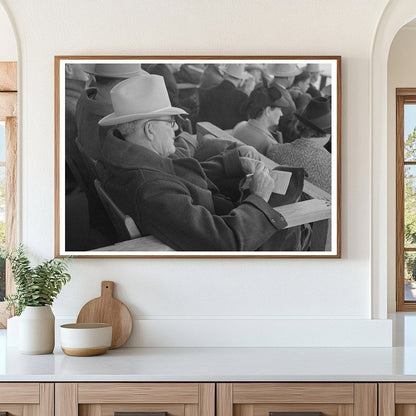 Calf Roping Event Spectator San Angelo Texas 1940 - Available at KNOWOL