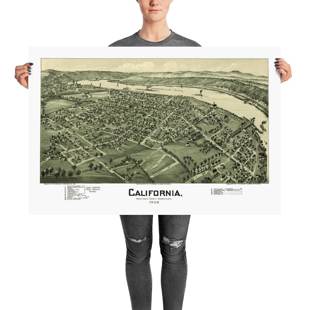 California, Pennsylvania 1902 - Available at KNOWOL