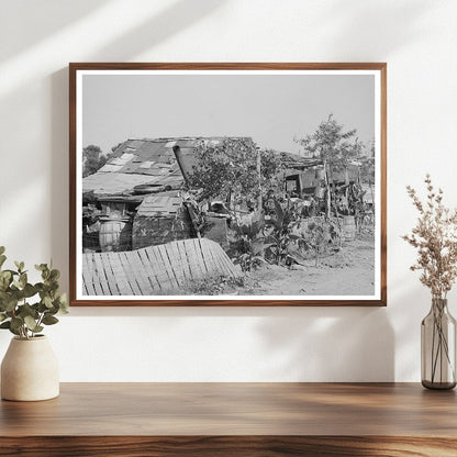 Camp Setting at Mays Avenue Oklahoma City July 1939 - Available at KNOWOL