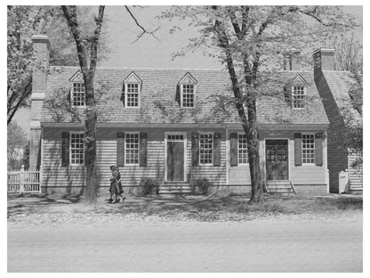 Capitol Building in Williamsburg Virginia April 1943 - Available at KNOWOL