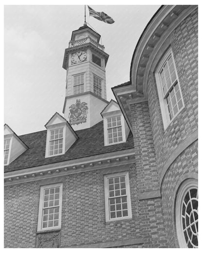 Capitol Building Williamsburg Virginia 1943 Historic Image - Available at KNOWOL