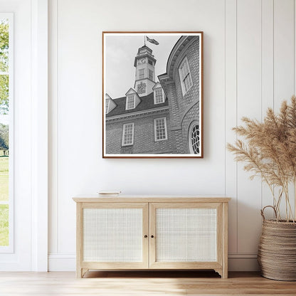 Capitol Building Williamsburg Virginia 1943 Historic Image - Available at KNOWOL