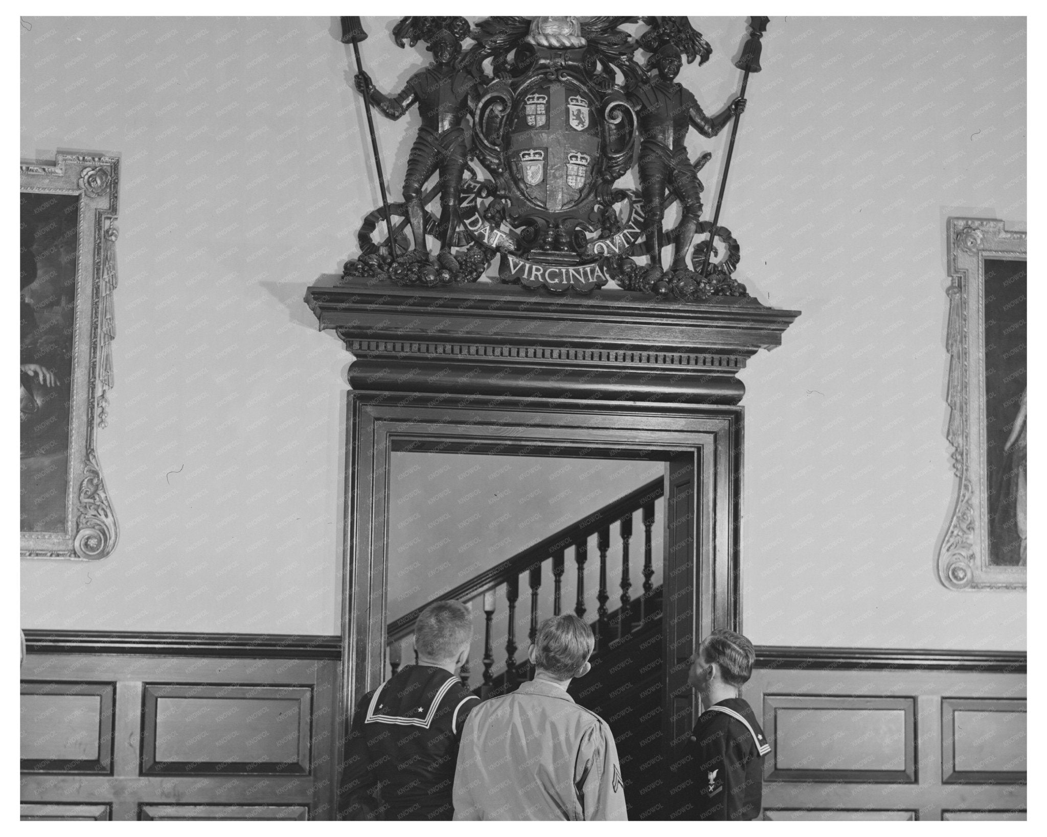 Capitol Building Williamsburg Virginia 1943 Image - Available at KNOWOL