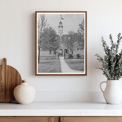 Capitol Building Williamsburg Virginia April 1943 - Available at KNOWOL