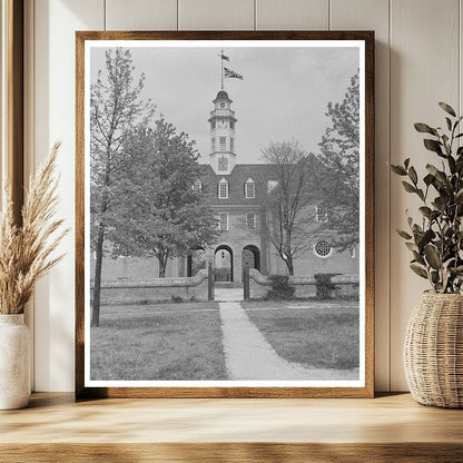 Capitol Building Williamsburg Virginia April 1943 - Available at KNOWOL