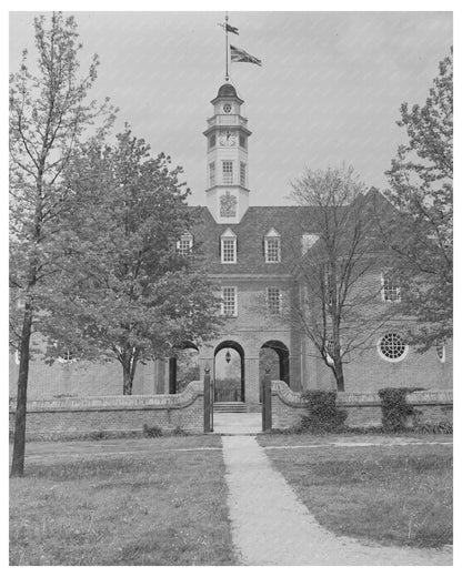 Capitol Building Williamsburg Virginia April 1943 - Available at KNOWOL