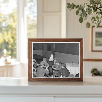 Card Game in 1937 Montana Saloon Plentywood - Available at KNOWOL