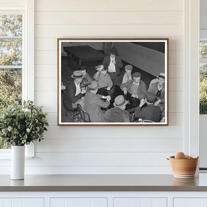 Card Game in Saloon Plentywood Montana November 1937 - Available at KNOWOL