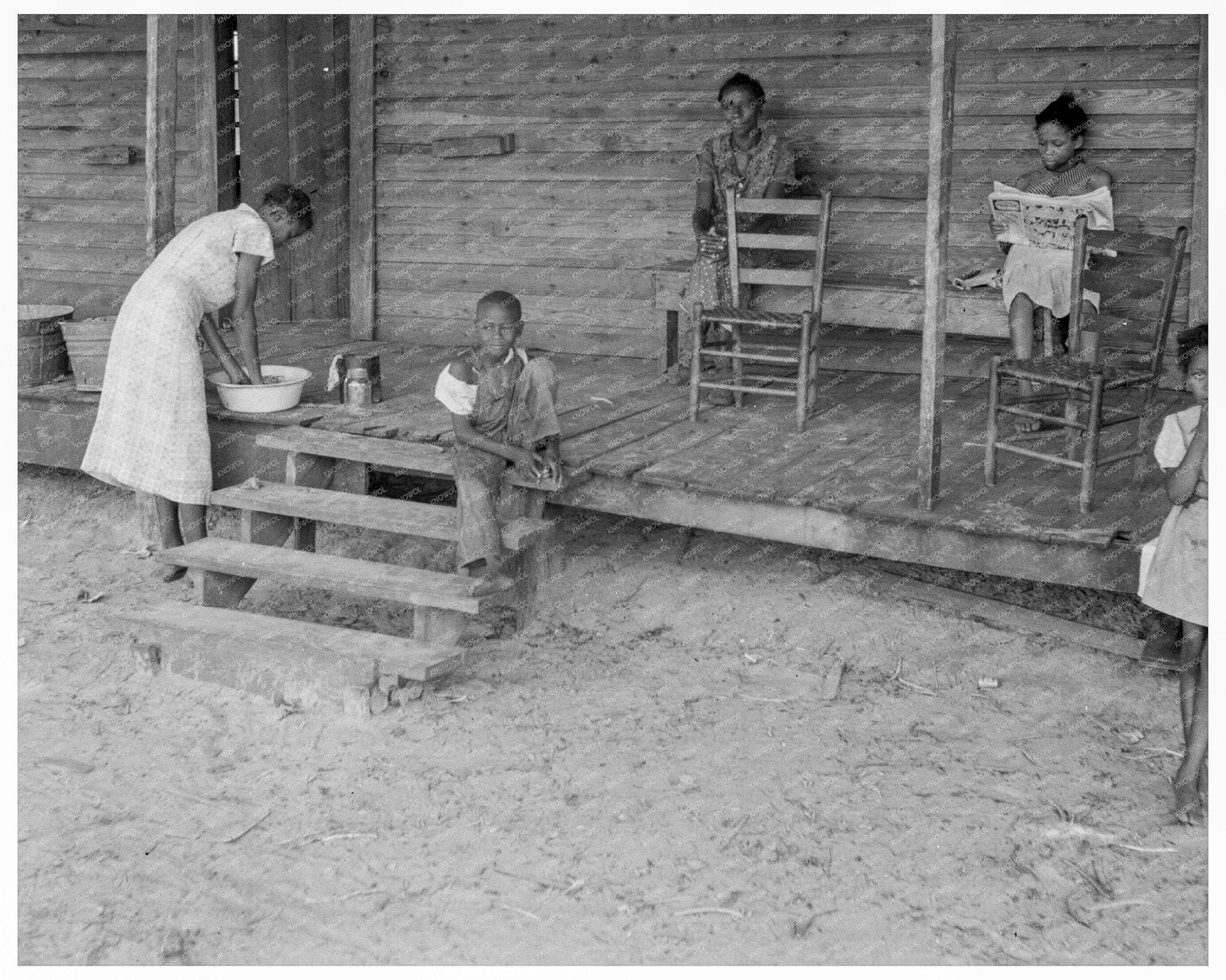 Careyville Florida Ghost Town Residents July 1937 Photo - Available at KNOWOL