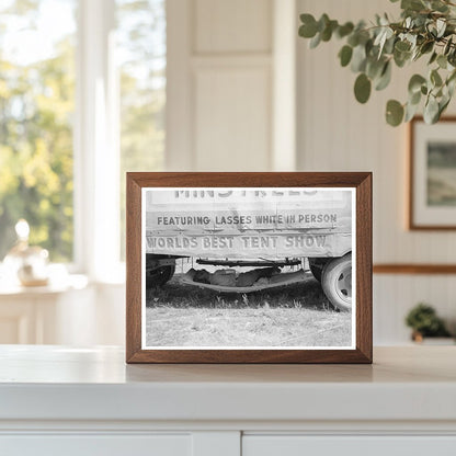 Carnival Employee in Hammock Sikeston Missouri 1938 - Available at KNOWOL