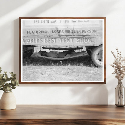 Carnival Employee in Hammock Sikeston Missouri 1938 - Available at KNOWOL