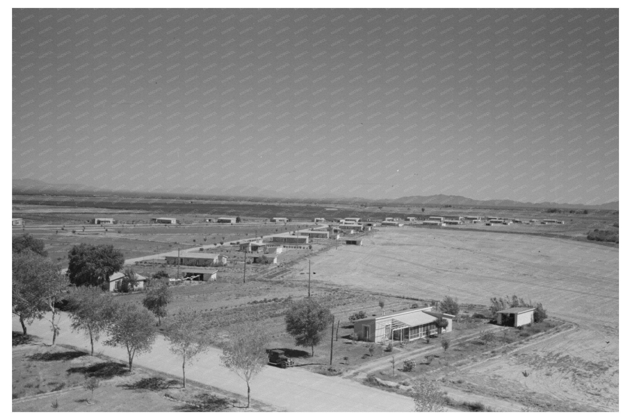 Casa Grande Valley Farms Housing Layout April 1940 - Available at KNOWOL