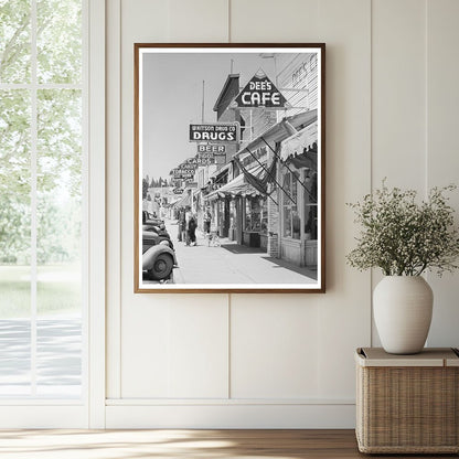 Cascade Idaho Street Scene June 1941 Vintage Photograph - Available at KNOWOL