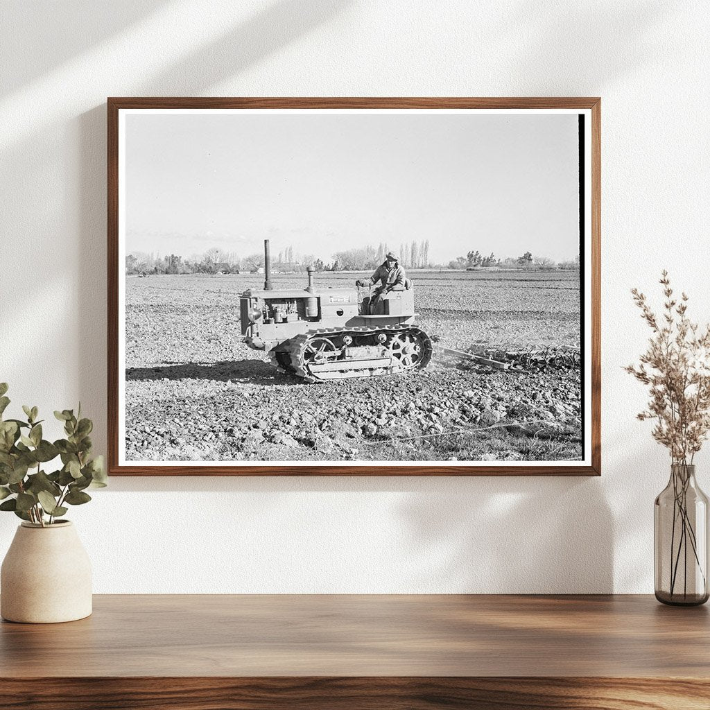 Caterpillar Diesel Tractor in San Joaquin Valley 1939 - Available at KNOWOL